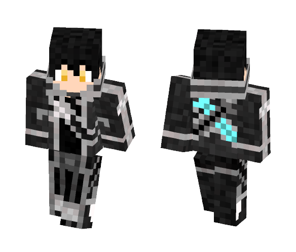 Vivi in the form of Kirito - Male Minecraft Skins - image 1