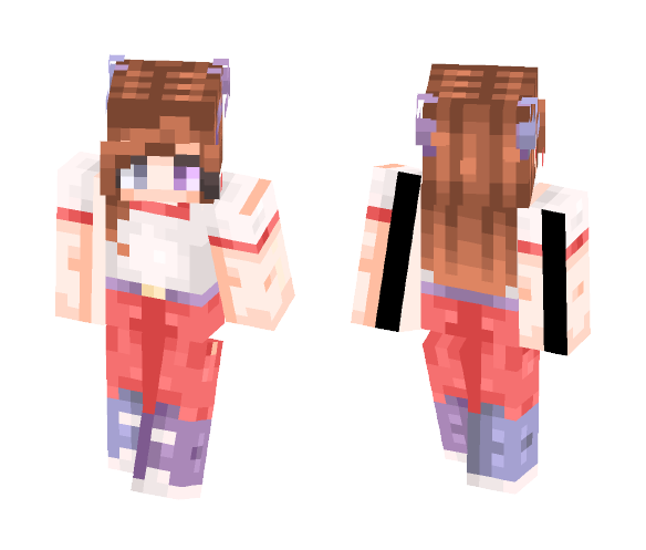 Weird Eyes - Female Minecraft Skins - image 1