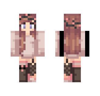 //Cherry Blossom Girl - Girl Minecraft Skins - image 2