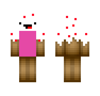Derpy cake with a pink shirt - Male Minecraft Skins - image 2