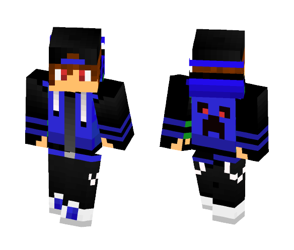 Blue Evil Boy - Boy Minecraft Skins - image 1