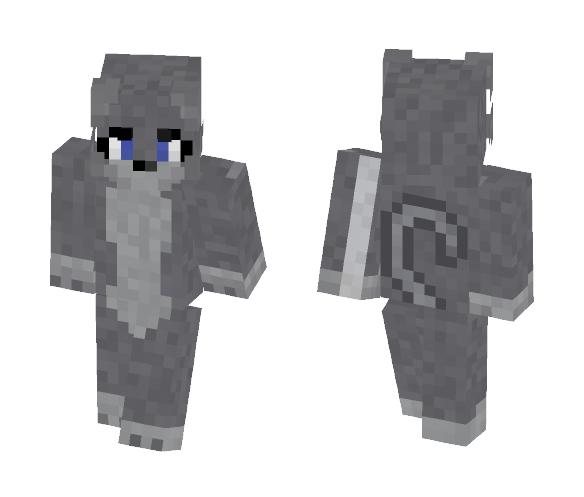 Grey Cat - Cat Minecraft Skins - image 1