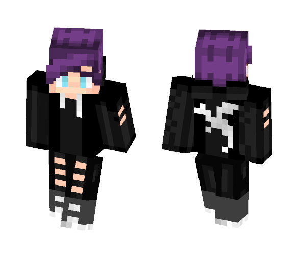 Download Free Purple Highlighter Skin Skin for Minecraft image 1 Purple Highlighter Skin - Male Minecraft Skins - image 1