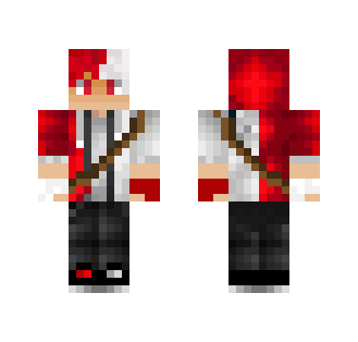 White And Red PvP Skin - Male Minecraft Skins - image 2