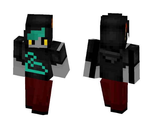 Download Free Veyono Areoya (Homestuck Troll Oc) Skin for Minecraft image 1 Veyono Areoya (Homestuck Troll Oc) - Male Minecraft Skins - image 1