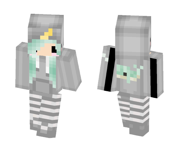 Chibi Narwhal~ - Female Minecraft Skins - image 1