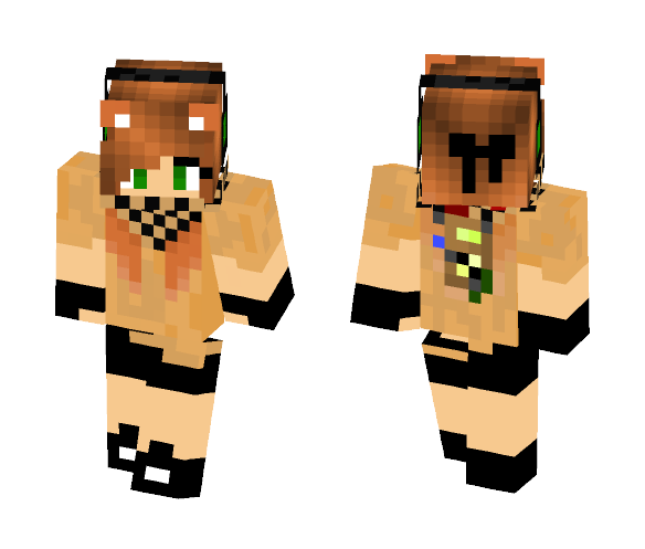 Download Free Terrorist Girl :P Skin for Minecraft image 1 Terrorist Girl :P - Girl Minecraft Skins - image 1