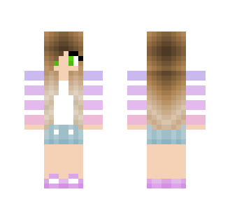 Pink-Purple skin - Female Minecraft Skins - image 2