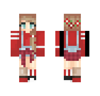 ♥๔є๓เ♥ Crimson Red - Female Minecraft Skins - image 2