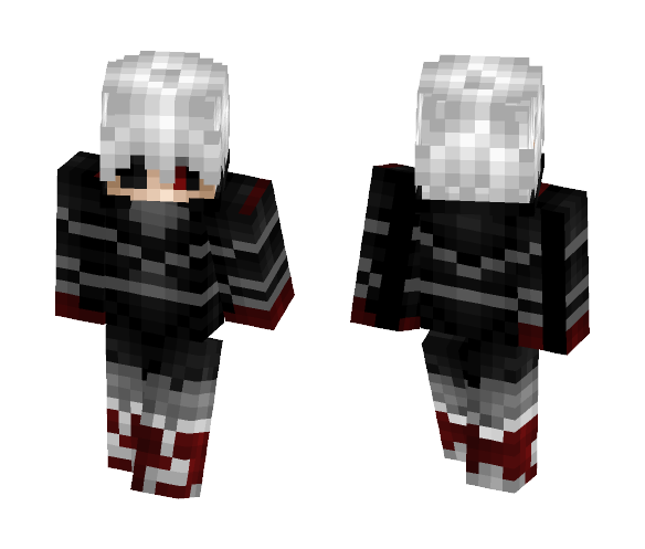 Kaneki [One Eyed King] - Male Minecraft Skins - image 1
