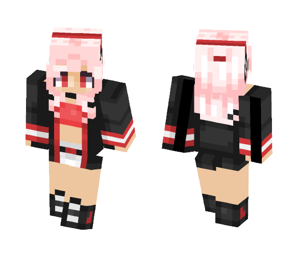 Download Free Vocaloid | Ruby Skin for Minecraft image 1 Vocaloid | Ruby - Female Minecraft Skins - image 1