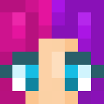 Pink and Purple Galaxy Kitten - Female Minecraft Skins - image 3