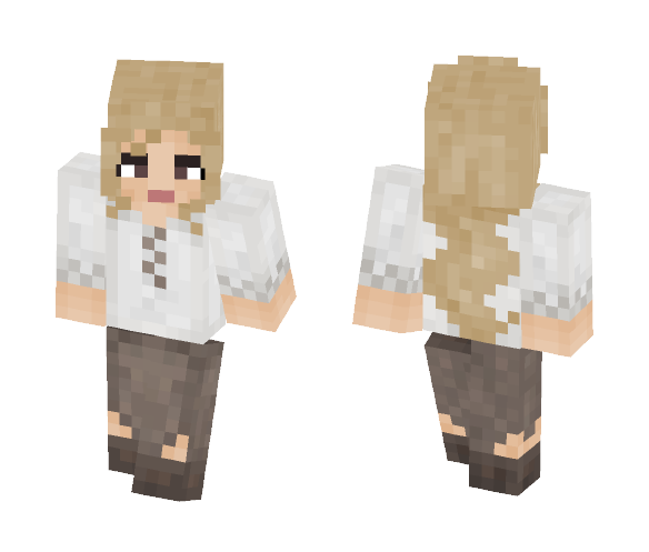 Download Free Female Medieval Villager Skin for Minecraft image 1 Female Medieval Villager - Female Minecraft Skins - image 1