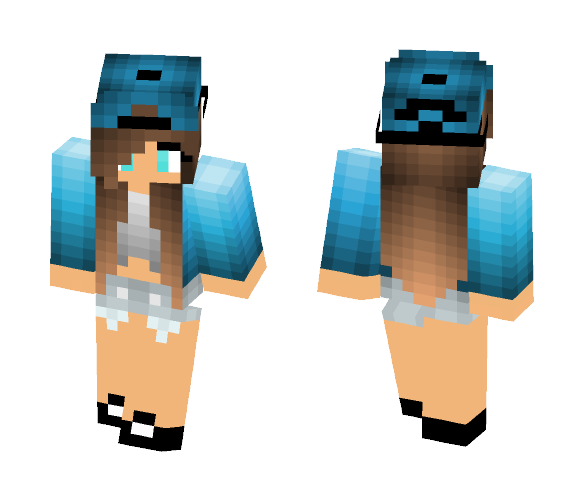 Download Free Skater Girl Skin for Minecraft image 1 Skater Girl - Girl Minecraft Skins - image 1