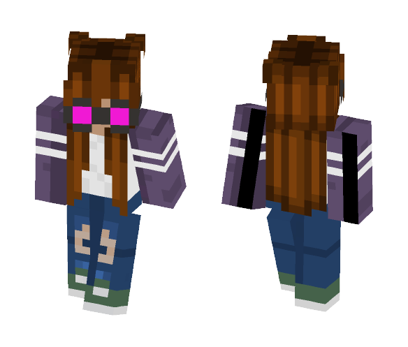 sunglasses - Female Minecraft Skins - image 1