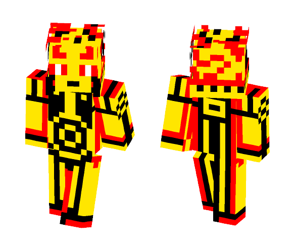 Naruto Chakra mode - Male Minecraft Skins - image 1