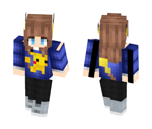 Pikachu girl 2 - Girl Minecraft Skins - image 1