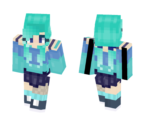 Aquamarine - Female Minecraft Skins - image 1