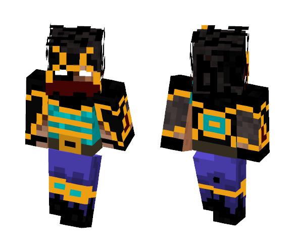 Corrupted Samurai - Male Minecraft Skins - image 1