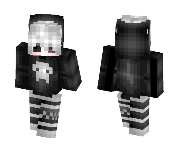 Skelton Kaneki (Reshade) - Male Minecraft Skins - image 1