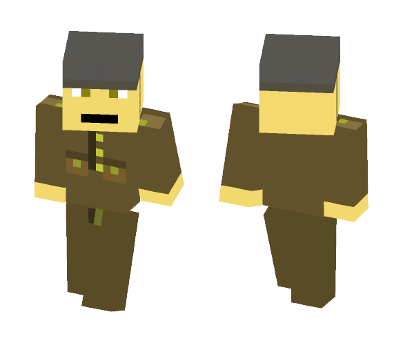 British Conscript World War 1 - Male Minecraft Skins - image 1
