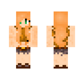 Orange Girl || _FlyingKitty_ - Girl Minecraft Skins - image 2