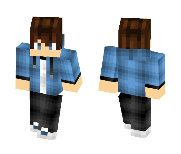 Bouje Light Faded Blue - Male Minecraft Skins - image 1