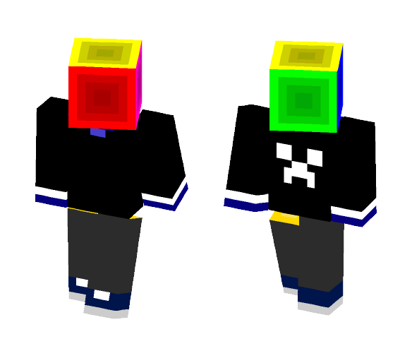 Download Free Colors Skin for Minecraft image 1 Colors - Male Minecraft Skins - image 1