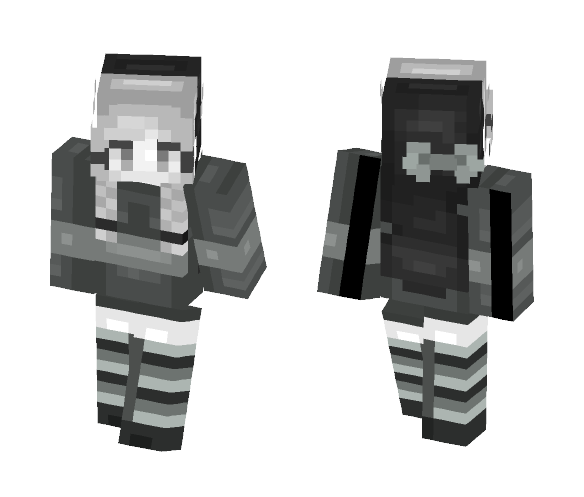 Monochromatic - Remake - Female Minecraft Skins - image 1