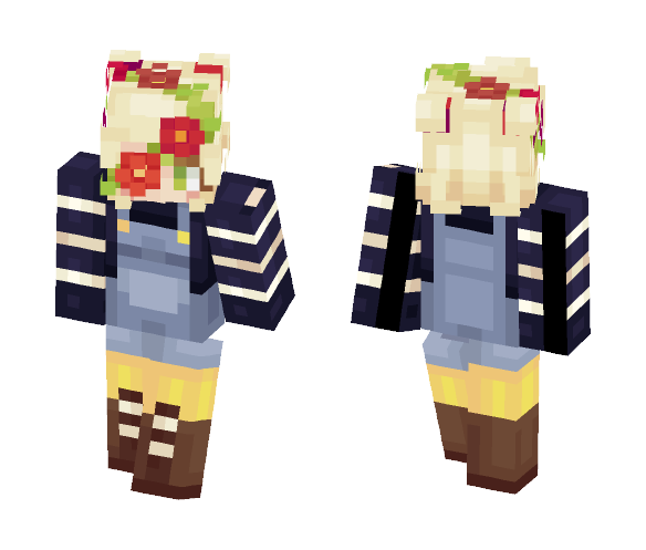 Download Free Flower Skin for Minecraft image 1 Flower - Female Minecraft Skins - image 1
