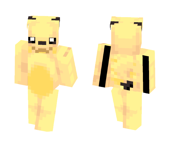 Pikachu ;Old Sprite (Pokemon) - Male Minecraft Skins - image 1