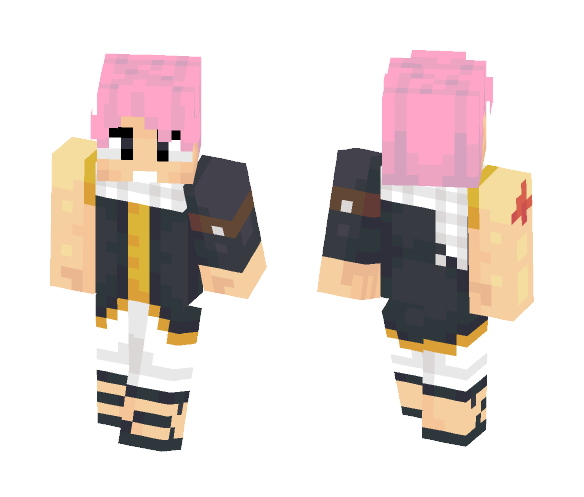 Natsu Dragneel (Fairy Tail) - Male Minecraft Skins - image 1