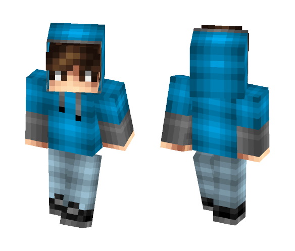 Bobgobalena 3.0 | Blue Hoodie - Male Minecraft Skins - image 1