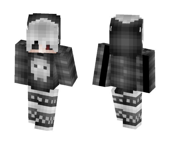 Skelton Kaneki - Male Minecraft Skins - image 1