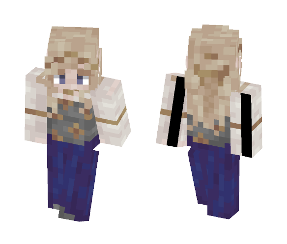 Download Free LotC - High Elven Woman in Gown Skin for Minecraft image 1 LotC - High Elven Woman in Gown - Female Minecraft Skins - image 1