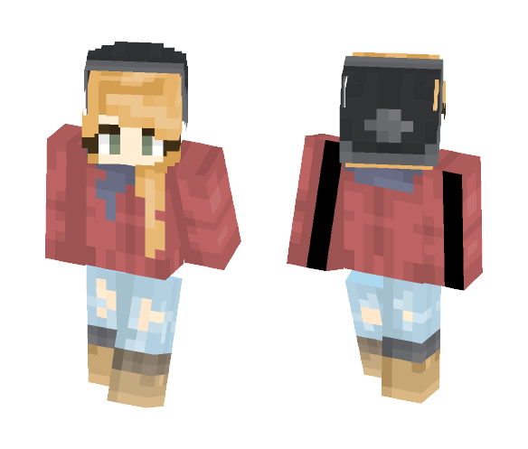Snowy Nights - Female Minecraft Skins - image 1