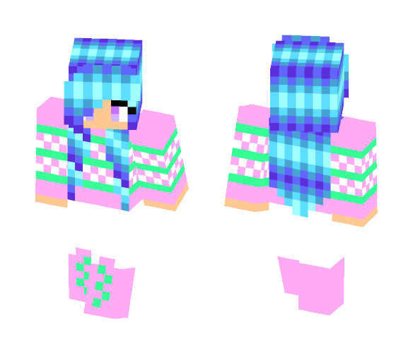 Anime Winter Girl - Anime Minecraft Skins - image 1