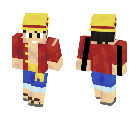 Monkey D. Luffy (One Piece) - Male Minecraft Skins - image 1