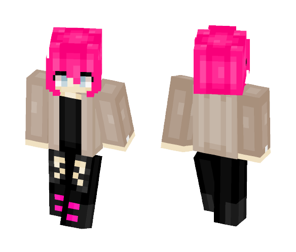 Pink Hair - Female Minecraft Skins - image 1
