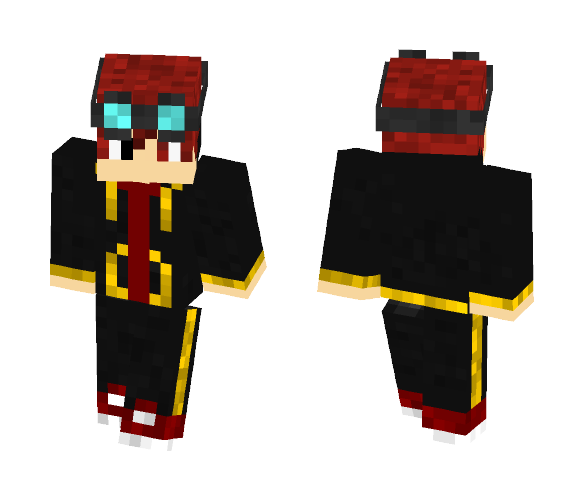 Human UF Sans (w/ Goggles) - Male Minecraft Skins - image 1