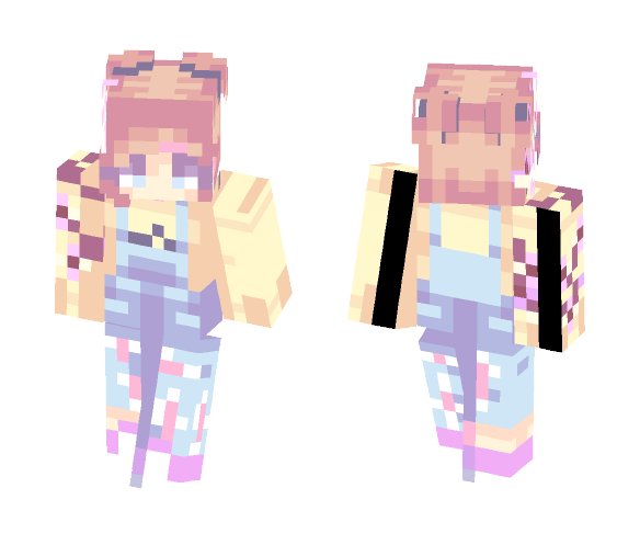 Pastel Indie// Collab - Female Minecraft Skins - image 1