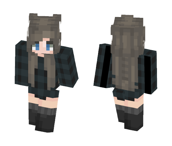 //Blue Eyes// - Female Minecraft Skins - image 1