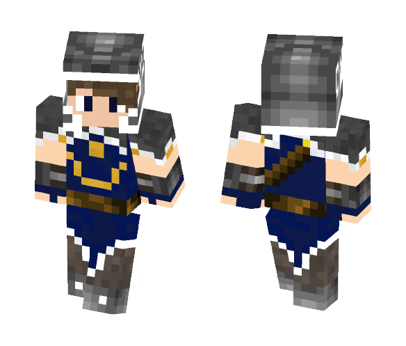 Water Bender Warrior - Male Minecraft Skins - image 1