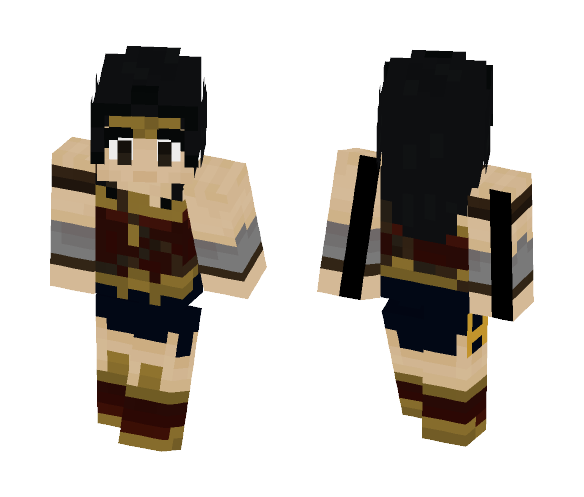 Download Free Wonder Women (JUSTCE LEAGUE) 2017 Skin for Minecraft image 1 Wonder Women (JUSTCE LEAGUE) 2017 - Male Minecraft Skins - image 1
