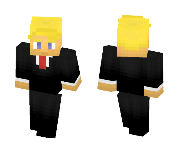 Donald J. Trump - Male Minecraft Skins - image 1