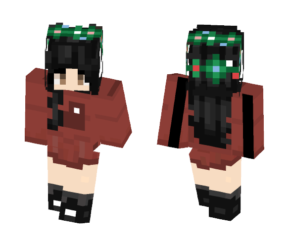 ????| Couple Skin v2 [F] - Female Minecraft Skins - image 1