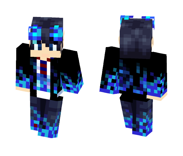 Rin oukumura blue exorsict - Male Minecraft Skins - image 1
