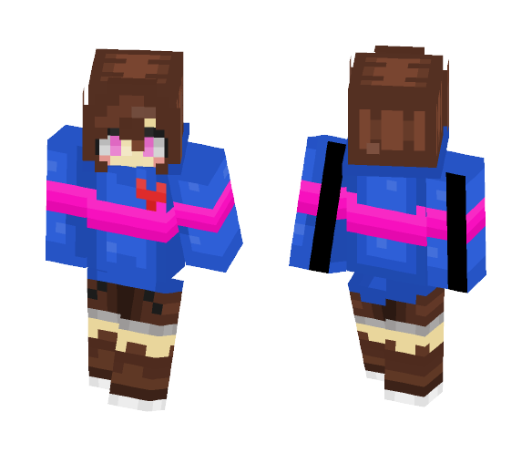 [Undertale] Frisk The Human My Ver. - Female Minecraft Skins - image 1