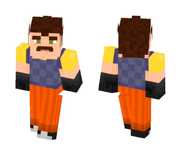 [Hello Neighbor] The Neighbor - Male Minecraft Skins - image 1
