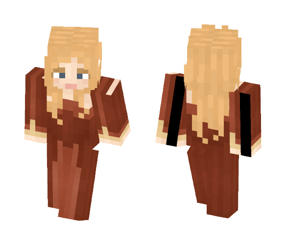 red baroque - Female Minecraft Skins - image 1